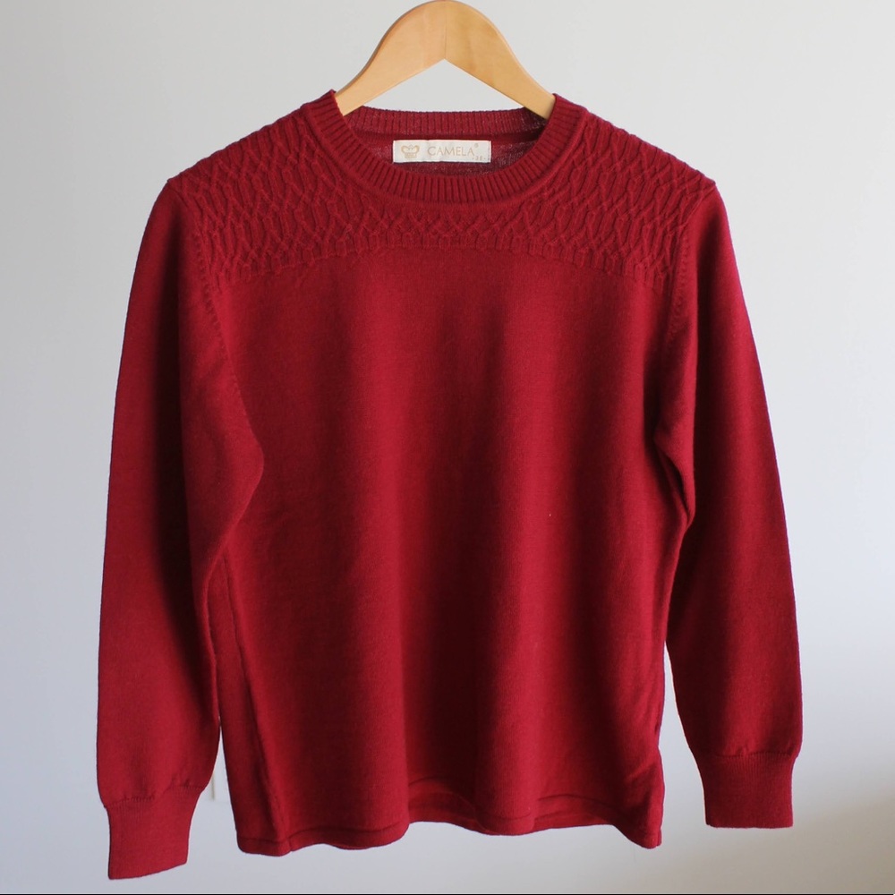 Camela Red Sweater
